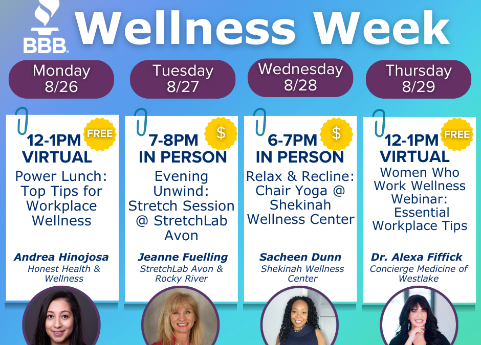 Wellness Week – Better Business Bureau